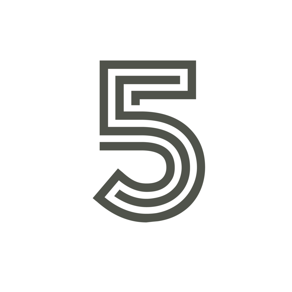 Number 5 Graphic