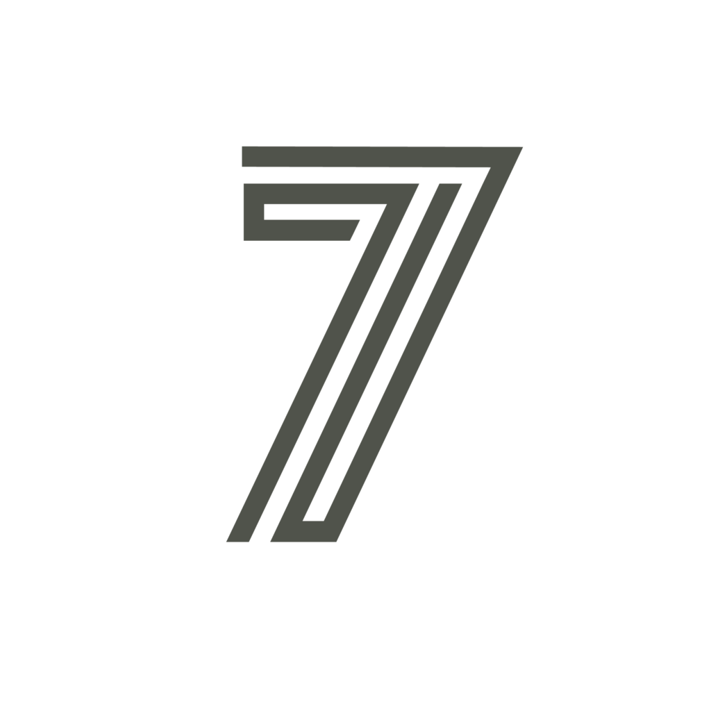 number 7 graphic