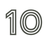 number 10 graphic
