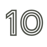 number 10 graphic