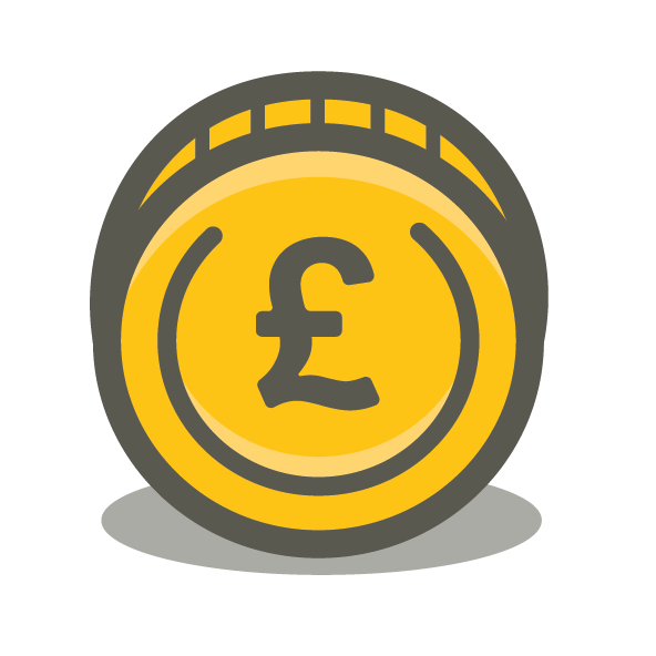 pound coin graphic