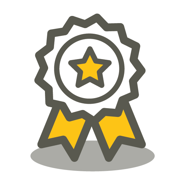 A Menzies winner badge icon