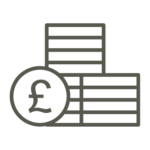 An icon of a large stack of coins.
