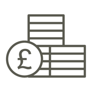 An icon of a large stack of coins.