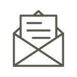 An icon of an opened envelope.
