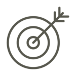 An icon of a target.