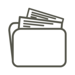 An icon of files.