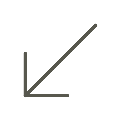 Arrow pointing down left